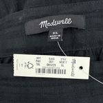 Madewell NWT  Black Square Neck Puff Sleeve Textured Cotton Top XL Boho Chic Photo 6