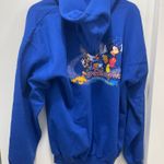 Disneyland Resort Hoodie Adult Size Medium Blue Zip Up Sweatshirt Disney Parks great condition washed and ready to ship Photo 0