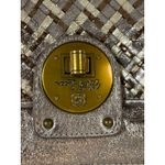 Elliott Lucca Pewter Bronze Woven Metallic Convertible Crossbody Purse Photo 3