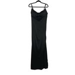 Princess Polly Elegant Black Sweetheart Satin Evening Old Money Maxi Gown 10 Photo 1