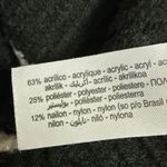 ZARA Black White Striped Rib Knit Turtleneck Long Sleeve Pullover Sweater Top M Photo 3