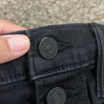 Women’s Mother The Pixie Dazzler Ankle Fray Jeans Not Guilty Black Size 27 Photo 12