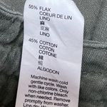 Gap Women's Green Linen Low Rise Drawstring Straight Leg Trousers Pants Size 4 Photo 4