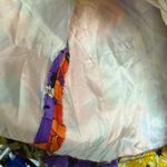 Handmade Floral Print Skirt Colorful Ruffle Midi Elastic Waist Summercore sz 18 Photo 4