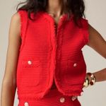J.Crew  Textured vest in fine bouclé size S Photo 0