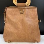 Vintage Womens Tan 3 Way Convertible Bag SKU 6408 Photo 0