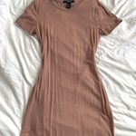Forever 21 Tan Bodycon T-Shirt Dress Photo 0