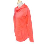 Athleta Women's Tranquility Pullover Hoodie Ember Coral Orange Space Dye Size M Photo 5