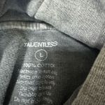 Talentless  dark gray hoodie size large  Photo 1