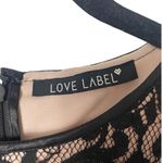 Love Label Black Lace Romper UK Size 12 Photo 2