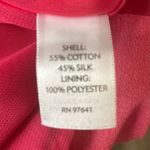 J Jill Women's Silk Cotton Lined Ombre Red Sleeveless Summer Tank Top Size L Photo 6