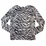 Rails  Sami Ivory Tiger Stripe Long Sleeve Top Photo 1