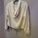 Urban Outfitters Lumiere Crop Cream Hoodie Small NWT Photo 2