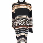 DKNY Womens  Mixed Pattern Dress - Sz M Photo 1