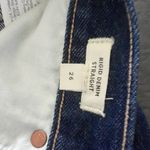 Madewell NWOT  Rigid Denim Straight Medium Wash Skirt SIZE 26 Photo 3