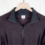 CAbi Cuddle Dress Black Burgundy Red Pockets Quarter Zip Style #4215 Size Medium Photo 4