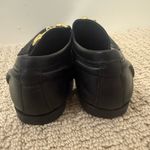 Jeffrey Campbell  Velviteen Bit Loafer in Black‎ Leather Gold Hardware size 7 Photo 5