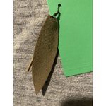 SUEDE CAMO WITH TASSEL LONG FISHHOOK STYLE EARRINGS COUNTRY WESTERN Photo 1