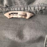 Sonoma 2 for $15 
 Women’s Cotton Denim Boxy Button Down Shirt. Beachy. XL Photo 4