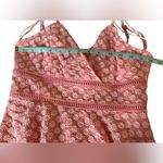 Jun & Ivy  Small  DRESS * peach‎ & white summer dress Photo 4