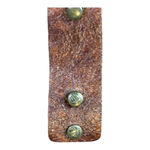 Lenny & Eva Leather Cross Bracelet Faith Over Fear Religious Silver Tone Boho Brown Photo 3