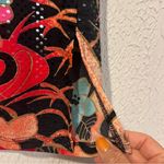 Rampage  90s Y2K Black and Multicolor Floral sequined Skirt size large Photo 2