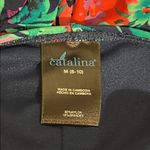 Catalina  One Piece Swimsuit Bright Floral Padded Halter Photo 2