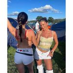 Edikted Picture Perfect Lace Bra Top in Green Size Small Photo 2