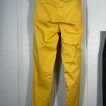 Talbots  Flawless 5 Pocket Women’s Yellow Jeans Size 8L EUC Photo 9