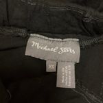 Michael Stars Black Mid Rise Pull On Stretch Tapered Cropped Pants Size XS Photo 3