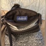 Claire's Taupe and Gray Crossbody Bag Black Photo 4