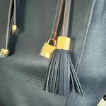 G.I.L.I Got it Love It Navy Blue Leather Large Bucket Handbag NWOT Photo 2