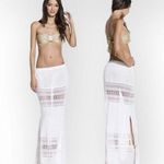 Ondademar  Swimwear ☀︎︎ Luxe Maxi Crochet Skirt with Side Slits ☀︎︎ White ☀︎︎ S Photo 1