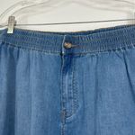 Universal Standard  Chambray Shorts Blue Medium Wash Elastic Waist Size XL 26 Photo 1