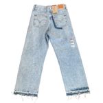 Levi's LEVI’S Ripped High Waist Ribcage Straight Ankle Light Indigo Jeans Size 30 NEW Photo 3