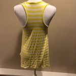 Ella Moss  Yellow & White Striped Tank Top Photo 4