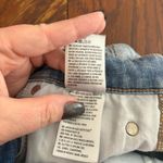 American Eagle Palm print distressed super high rise shortie size 6 90% cotton Photo 2