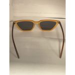 Womens Burnt Orange /black Fashion Cat Eye Sunglasses Photo 2
