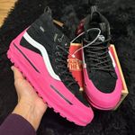 Vans  sk8-hi top MTE black pink waterproof insulated lace up shoes sneakers sz 8 Photo 1