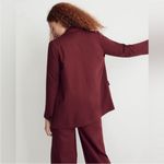 Madewell  • drapeweave caldwell double breasted blazer in cabernet sz XXS Photo 2