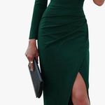 Amazon Dark Green Maxi Dress  Photo 0