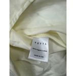 Vetta Sleeveless Button Down Shirt Ivory Collared Top XS Photo 5