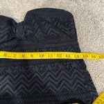 Catalina Black Strapless Tankini Swim Top Women's Size Medium 8 -10 Lace Overlay Photo 5