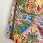 ZARA Linen Multicolored High Waisted Shorts Womens Size XS Photo 4