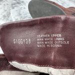 Miz Mooz Womens Siggy Bucket Ankle Boots Size 38/8 Merlot Brown Leather Side Zip Photo 8