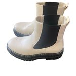 Esprit Espirt white stormi Chelsea combat boots size 7M Photo 5