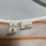 Moth Anthropologie Striped Beachy Bohemian Hooded Poncho Size XS/S White Photo 2