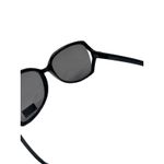 Solary Butterfly Round Face Cover Bug Eyes Sunglasses Oversized Polarized Black Photo 2