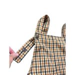 SO  Women's Plaid Overall Dress XS Cotton & Polyester Blend Adjustable Straps & P Photo 4