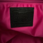 Coach  tote XL pink/purple multi colored plaid black Glitter C’s throughout EUC Photo 7